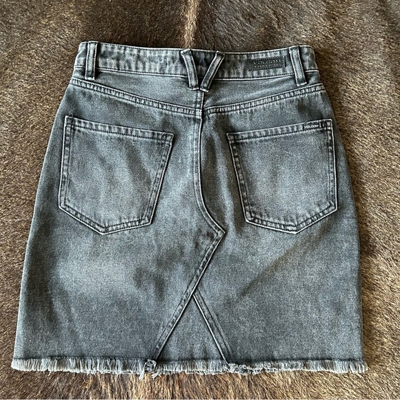 Volcom Black Denim Mini Skirt - Picture 4 of 5